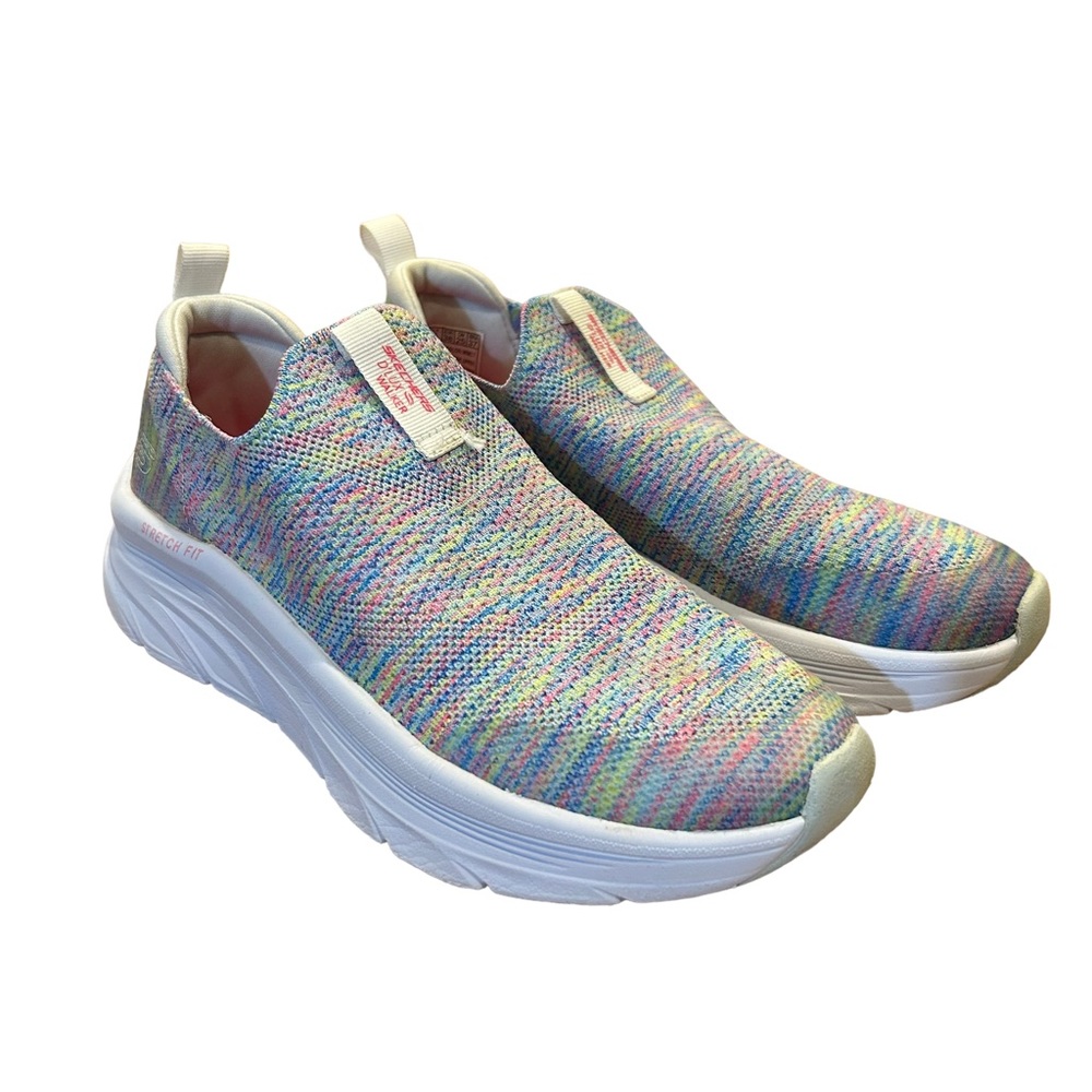 Sketchers Relaxed Fit D'Lux Walker Rainbow Sky Go Walkers Sneakers 8